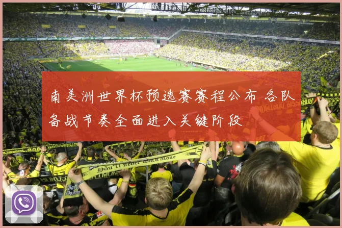 南美洲世界杯预选赛赛程公布 各队备战节奏全面进入关键阶段